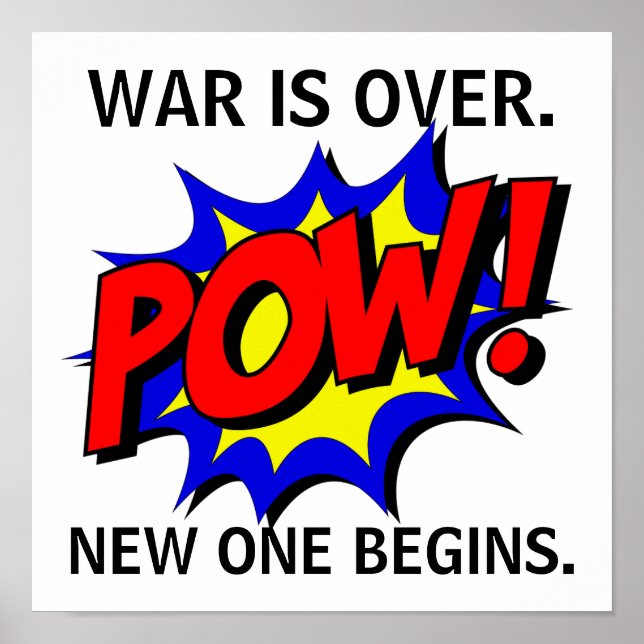 "War Is Over" Poster (Front)