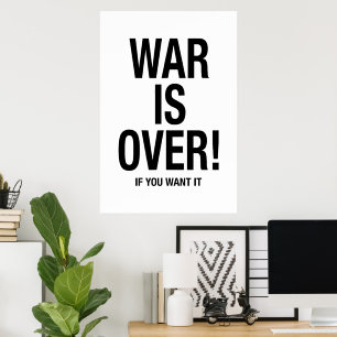 War is over poster