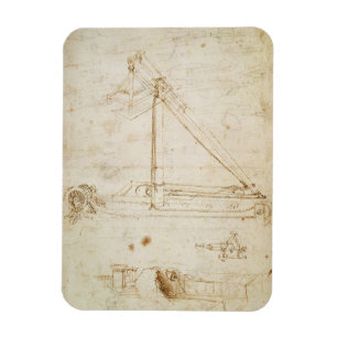 War machine (pencil on paper) magnet