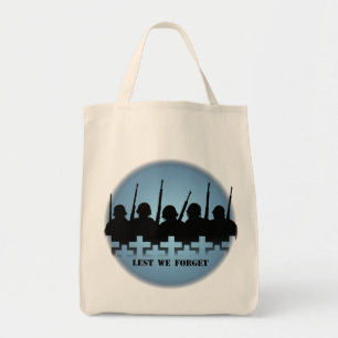 War Memorial Tote Bag Peace Lest We Forget