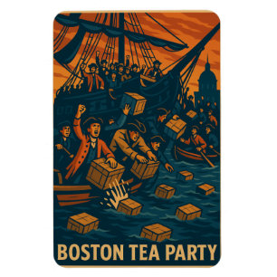 War of Independence 1773 USA One Nation Under Tea Magnet