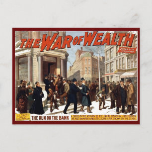 War of Wealth - Postcard