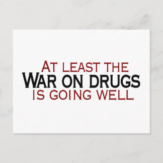 War On Drugs Postcard