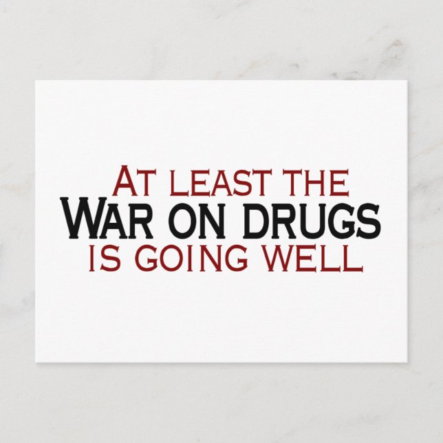 War On Drugs Postcard (Front)