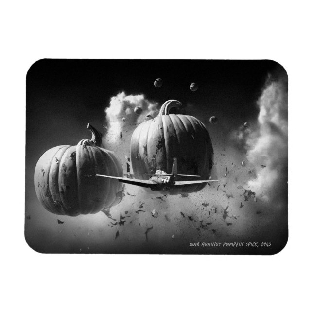 War On Pumpkin Spice Magnet (Horizontal)
