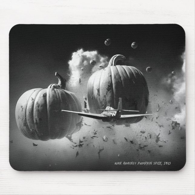 War On Pumpkin Spice Mouse Pad (Front)