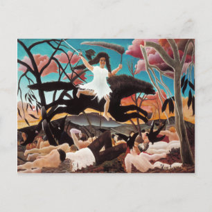 War or the Ride of Discord, Henri Rousseau Postcard
