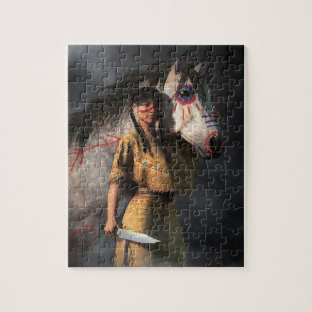 War Paint Jigsaw Puzzle (Vertical)