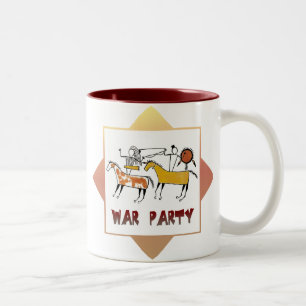 War Party Two-Tone Coffee Mug