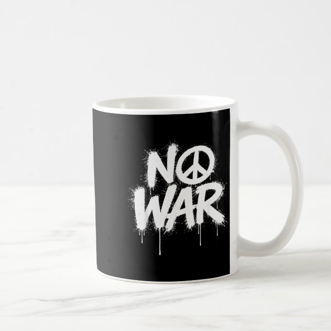 War Peace Protests World Freedom Independence Day Coffee Mug (Right)