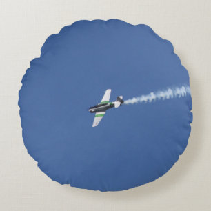 War Plane Round Cushion