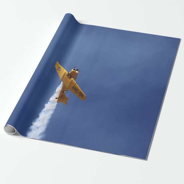 War Plane Wrapping Paper (Unrolled)