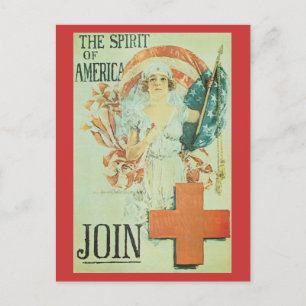 War Postcards, Vintage Red Cross Postcard