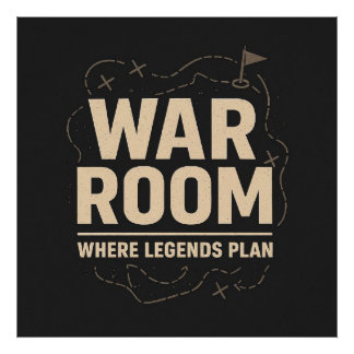 War Room Mindset — Focus, Strategy & Discipline Photo Print