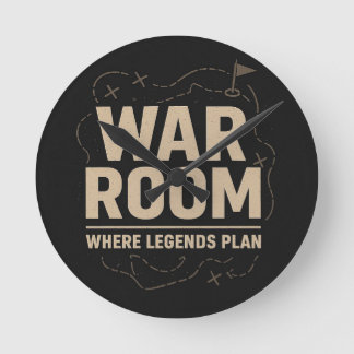 War Room Mindset — Focus, Strategy & Discipline Round Clock