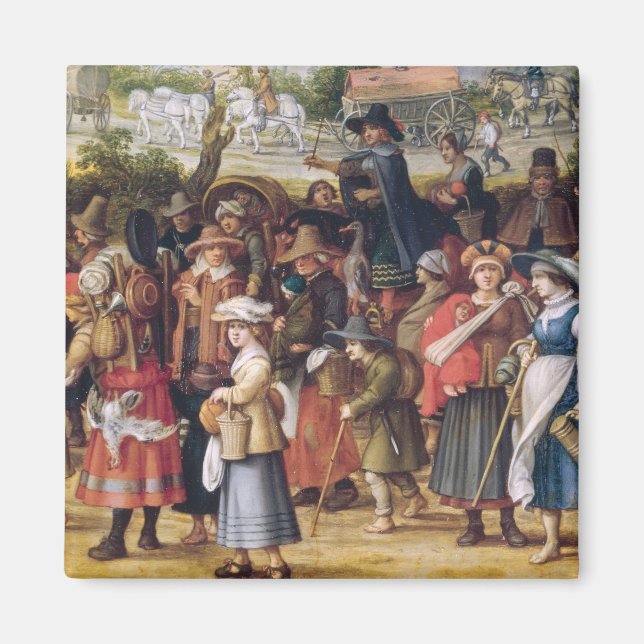 War Scene Magnet (Front)