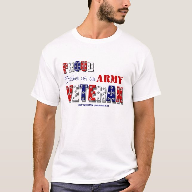 War Veteran Family honour remembrance T-Shirt (Front)