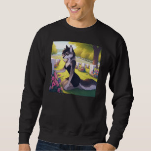 War Widow Wolf  Sweatshirt