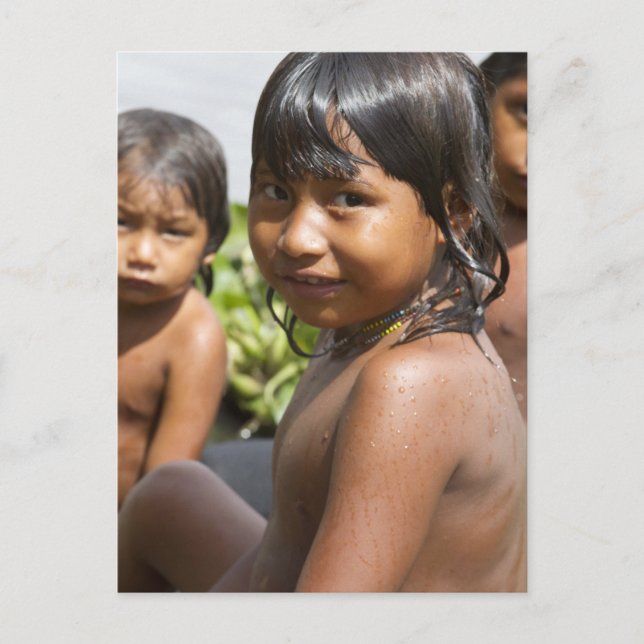 Warao Children of Venezuela Postcard (Front)