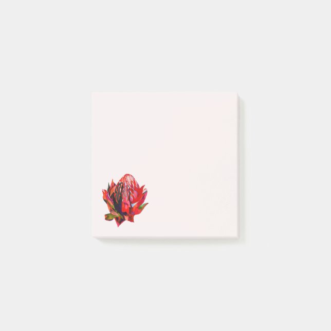 Waratah Australian native flower watercolor Post-it Notes (Front)
