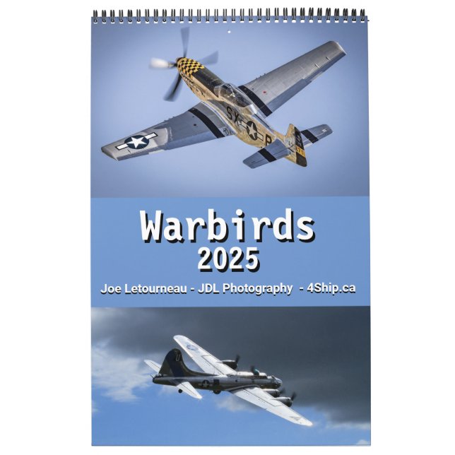 Warbirds Calendar, get a years worth of history!  Calendar (Cover)