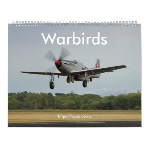 Warbirds — ZK-ARJ (large, 2-page month) Calendar