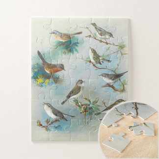 Warbler and Wrens, Jigsaw Puzzle