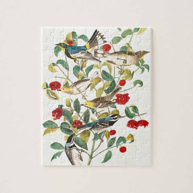 Warbler by John James Audubon Jigsaw Puzzle (Vertical)