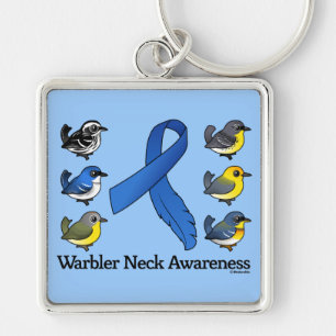 Warbler Neck Awareness Key Ring