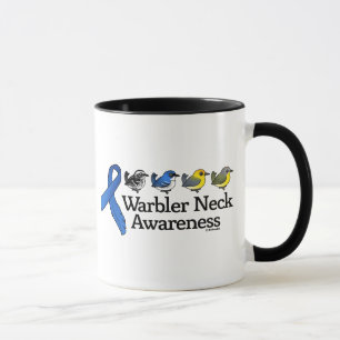 Warbler Neck Awareness Ribbon Mug
