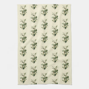 Warbling Flycatcher Vireo Audubon Birds of America Tea Towel
