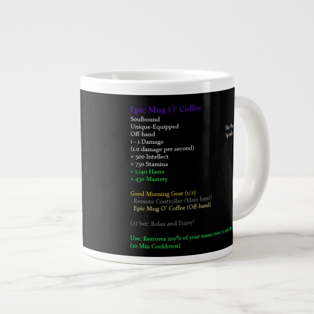 Warcraft WoW Coffee Mug (Front Right)