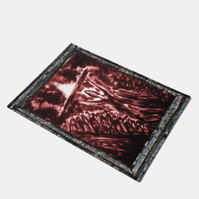 Warding Off Evil Doormat (Angled)