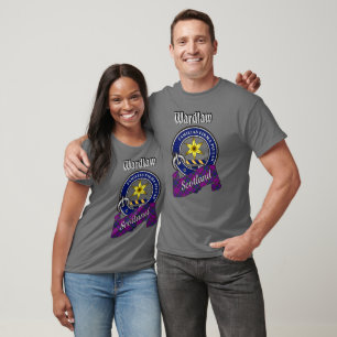 Wardlaw Clan Badge & Tartan T-Shirt