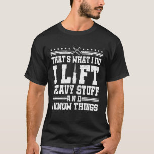 Warehouse Clerk Forklift Operator Lift Truck Forkl T-Shirt