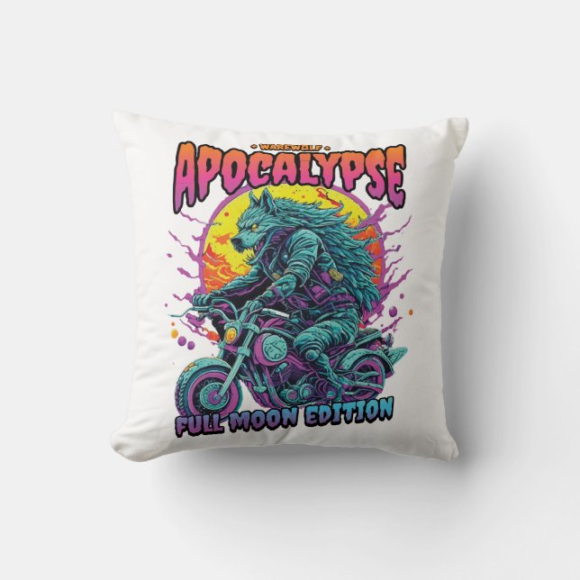 Warewolf apocalypse cushion (Front)