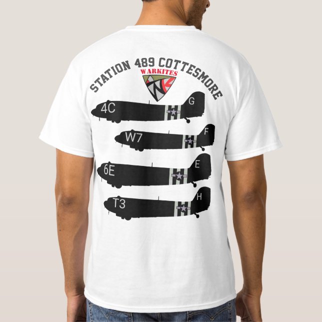 Warkites C-47 Troop Carrier Group 316th T-Shirt (Back)