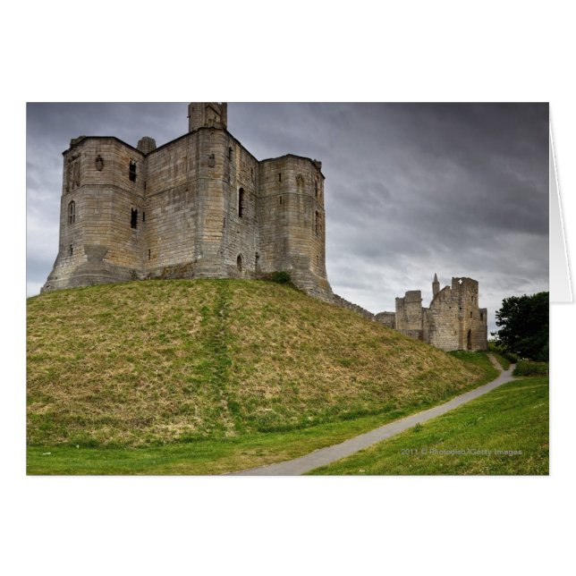 Warkworth Castle in Northumberland, England (Front Horizontal)