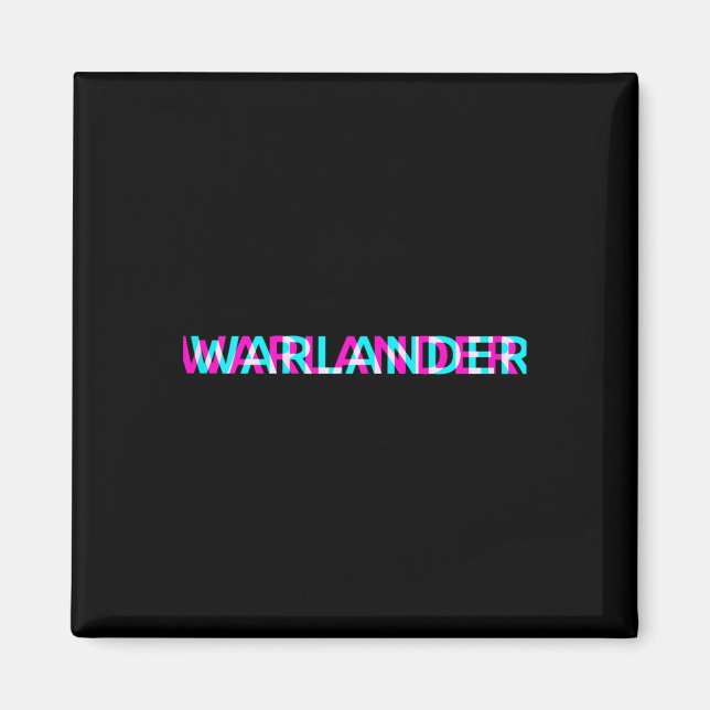 Warlander Horse Breed Horseback Riding  Magnet (Front)