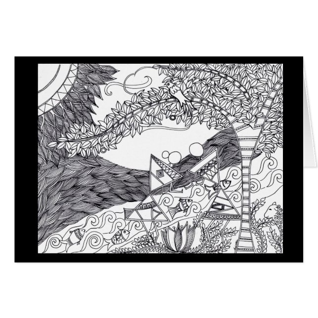 Warli art (Front Horizontal)