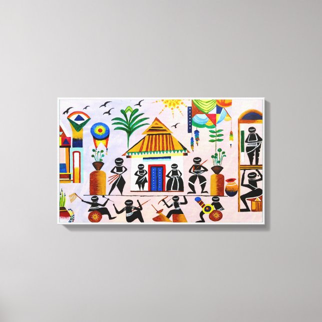 Warli Painting Wall Art (Front)