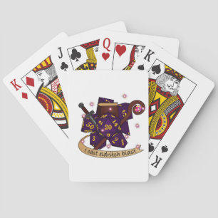 Warlock Dice Design Playing Cards
