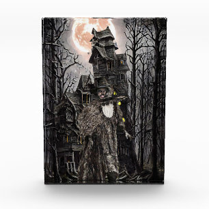Warlock man witch haunted house fantasy dark art  photo block