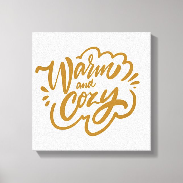 Warm and Cosy Canvas Print (Front)
