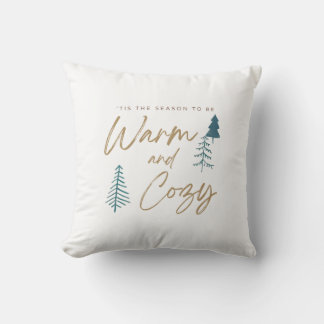 Warm and Cosy Season Wishes Cushion
