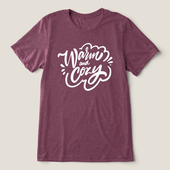 Warm and Cosy Tri-Blend Shirt (Design Front)
