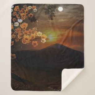 warm and enveloping. sherpa blanket
