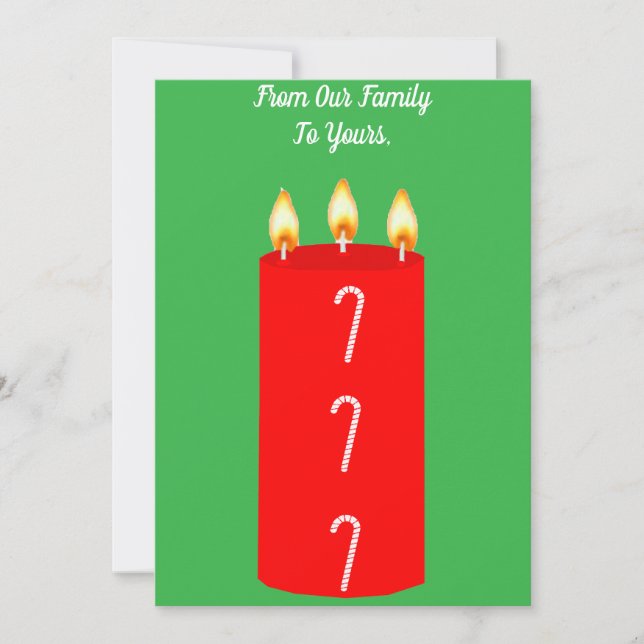 Warm and Wonderful Christmas Card (Front)