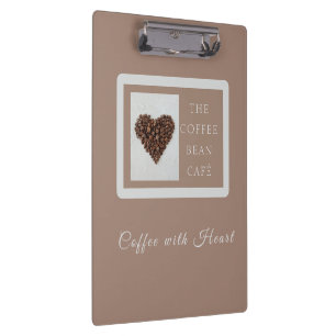 Warm Artisan Coffee Shop Business Branding  Clipboard