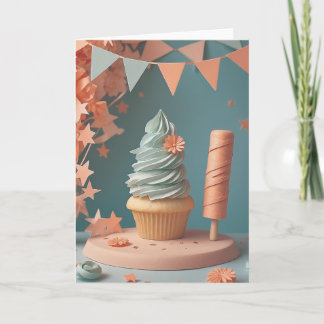 Warm Backyard Birthday Memories Card
